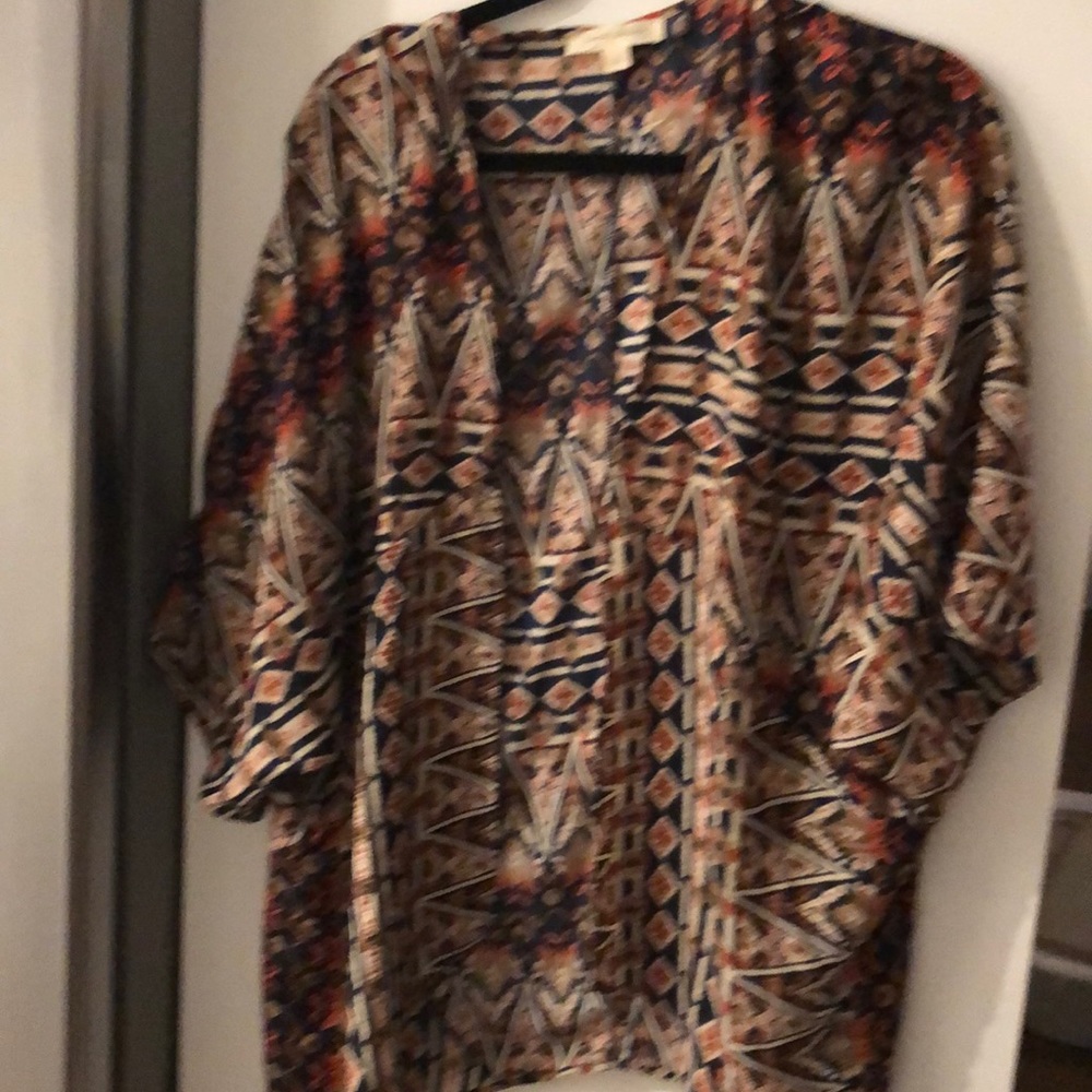 Aztec Print Wrap / Cardigan